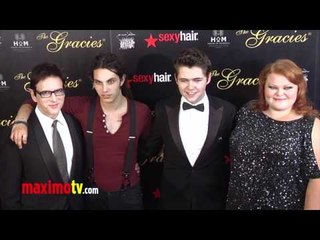 The GLEE Project Cast GRACIE AWARDS Gala 2012 Arrivals
