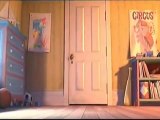 Monsters, Inc. 2001 teaser trailer but important moments are zoomed up and the sound gets louder