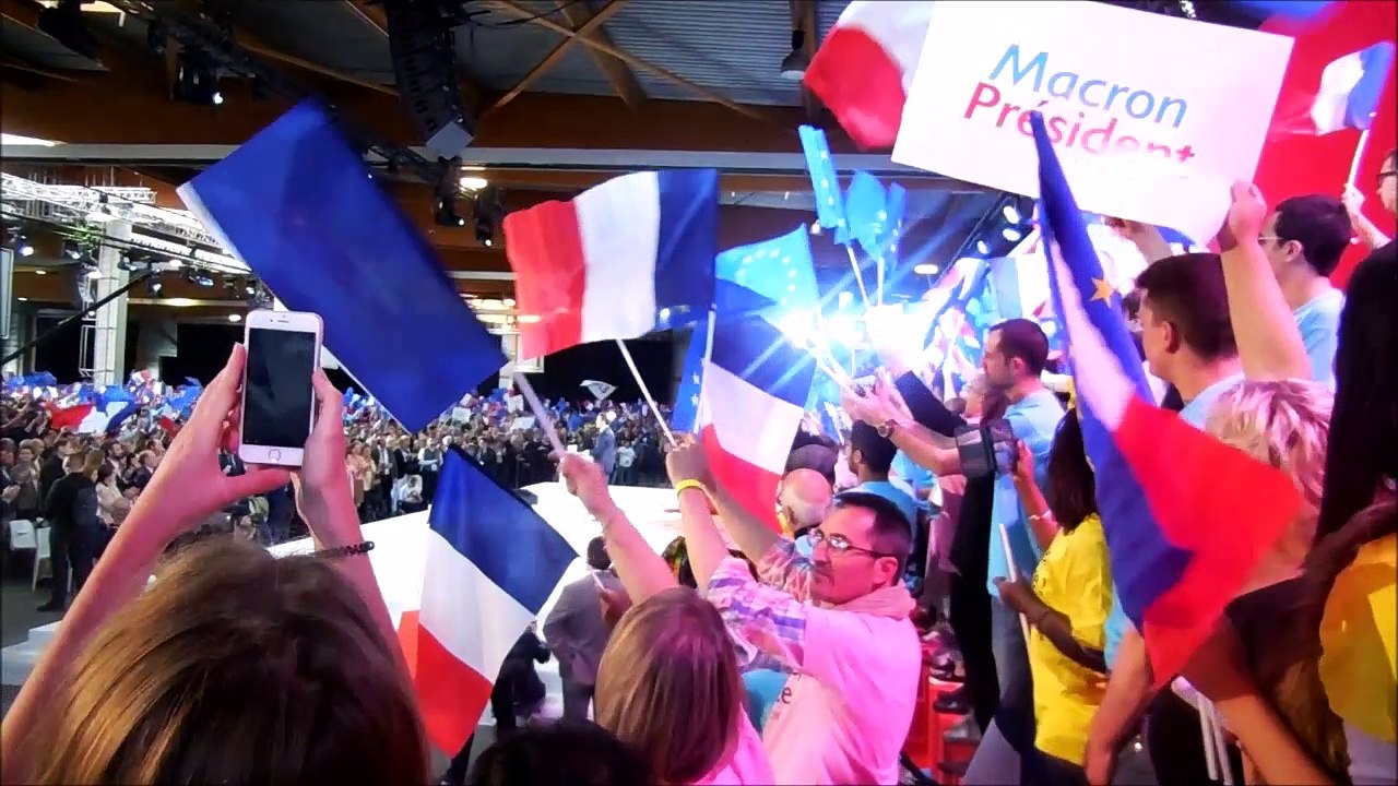 Le meeting d'Emmanuel Macron à la Villette le 1er mai 2017