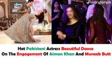 Hot Pakistani Actress Crazy Dance on Aiman Khan Engagement