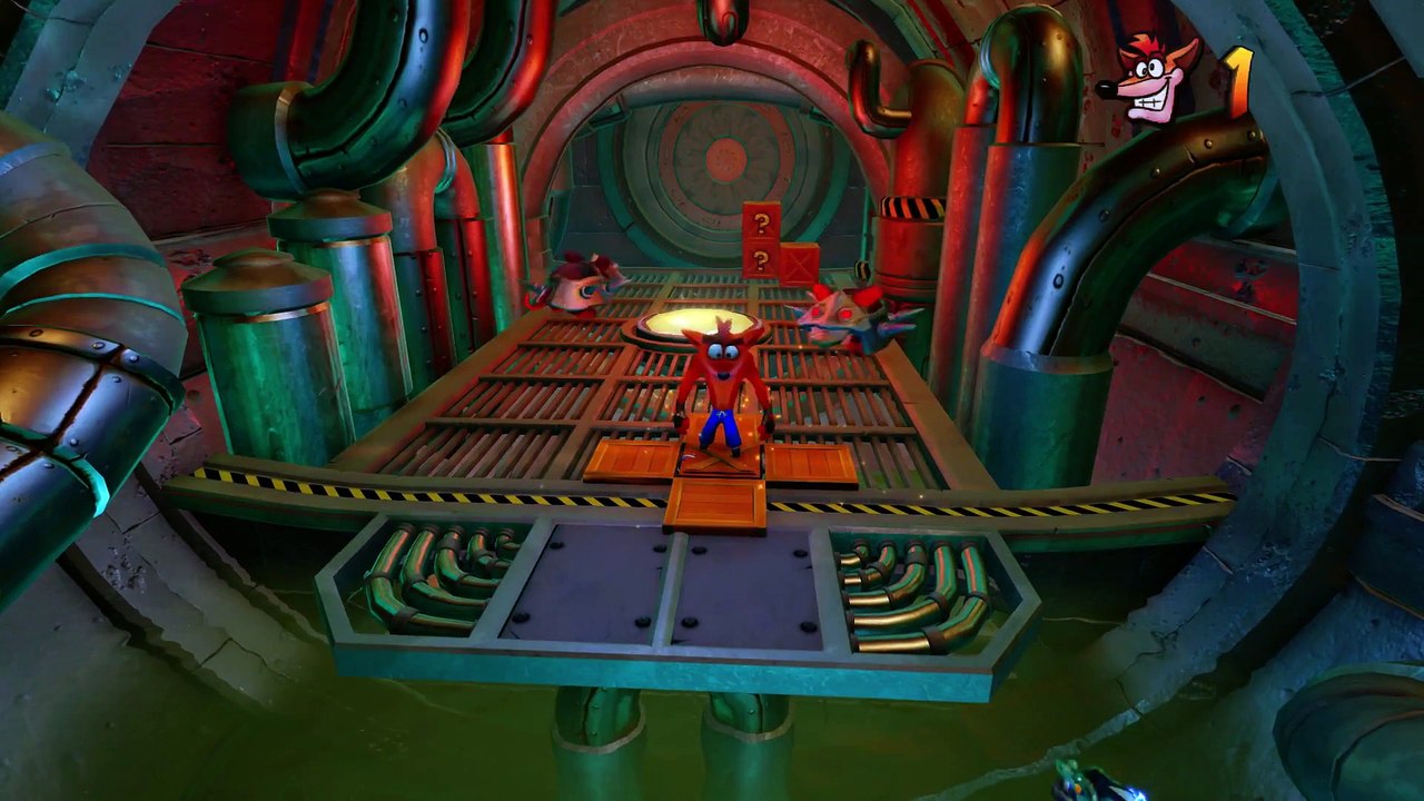 Crash Bandicoot N. Sane Trilogy REMASTERED Gameplay Sewer or Later (PS4)