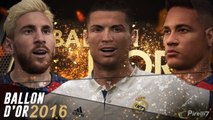 BALLON D'OR 2017   FIFA 17    Cristiano Ronaldo vs Neymar vs Messi