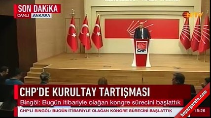 CHP kurultaya gidiyor