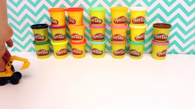 Cat Caterpillar Toys Mini Playdoh Fun Dump Truck Bulldozer Wheel Loader Backhoe Excavator