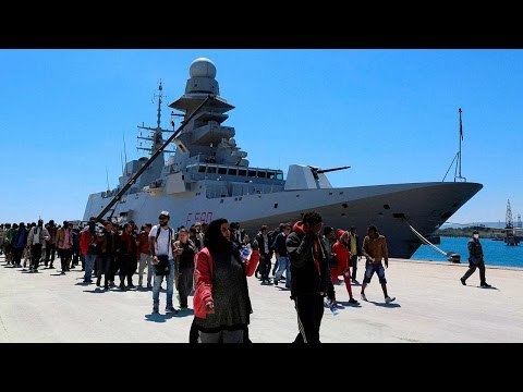 Indian Navy rescues 20 people off a sinking ship