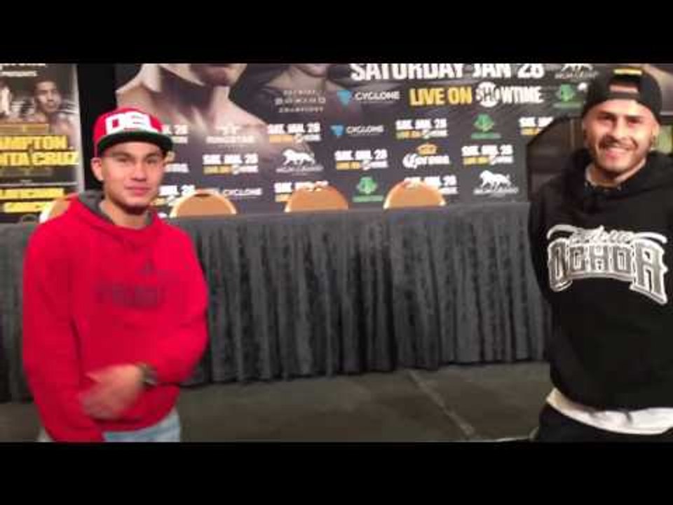 Fransicso Ochoa and Oscar Chavez future champions Del sports boxers - esnews boxing