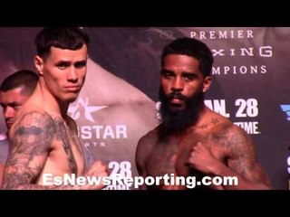 Herbert Acevedo weigh in -Esnews Boxing