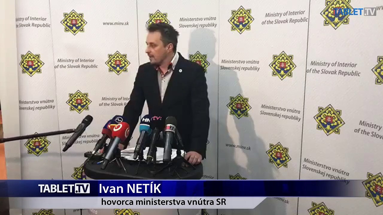 ZÁZNAM: Brífing Ministerstva vnútra