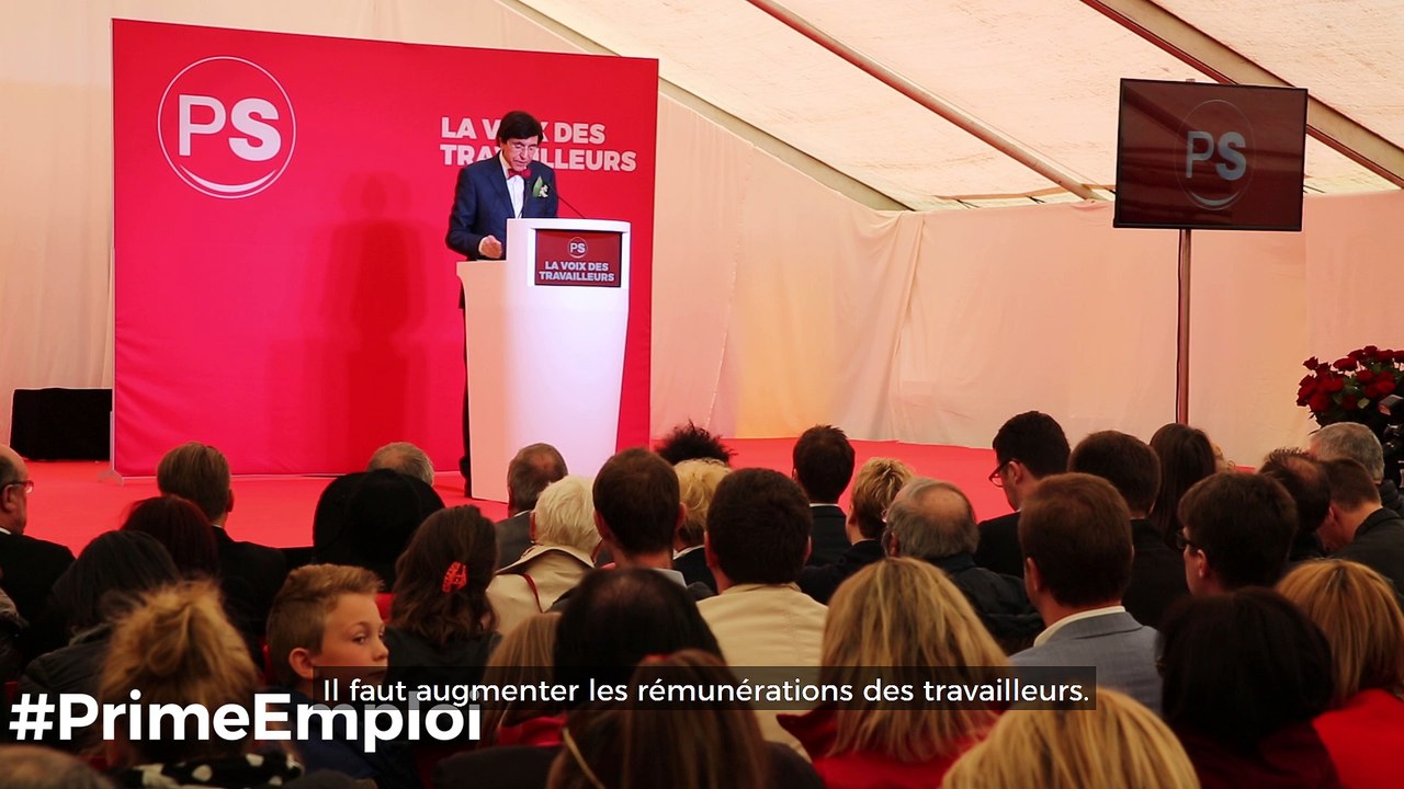 Propositions concrètes du PS : une Prime à l'emploi