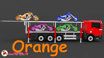 Learn Colors for Children to Learn 3D with Сar Transporters