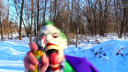 Spiderman, Elsa & Anna vs Joker!  Wedding and Kisses!  Superheroes in Real Life :)