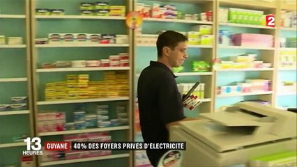 Guyane : 40% des foyers privés d'électricité