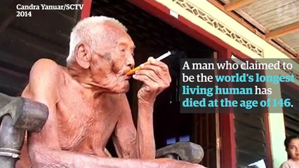 Family funeral for Indonesian man, believed aged 146