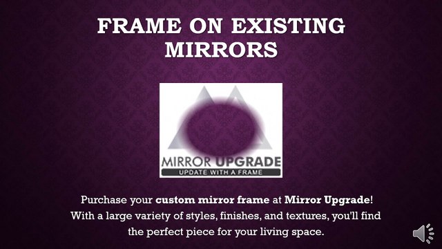 Custom Mirror Framing