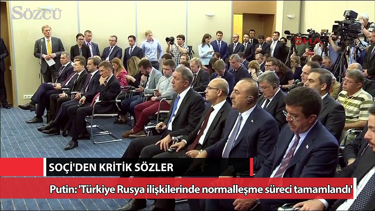 Erdoğan ve Putin’den kritik görüşme sonrası ortak açıklama