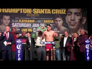 Santa Cruz vs Frampton WEIGH IN - EsNews boxing
