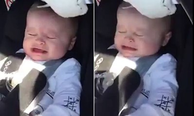 Crying baby is silenced by the power of Ed Sheeran’s music _2017