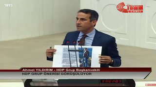 HDP MUŞ MİLLETVEKİLİ AHMET YILDIRIM SELAHATTİN DEMİRTAŞ'IN ŞİİRİNİN HUKUKSUZCA KALDIRILMASINA ÇOK SİNİRLENDİ