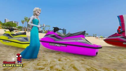 Learn Colors and Numbers for Kids with Spiderman & Superheroes Cartoons and Alphabet Song