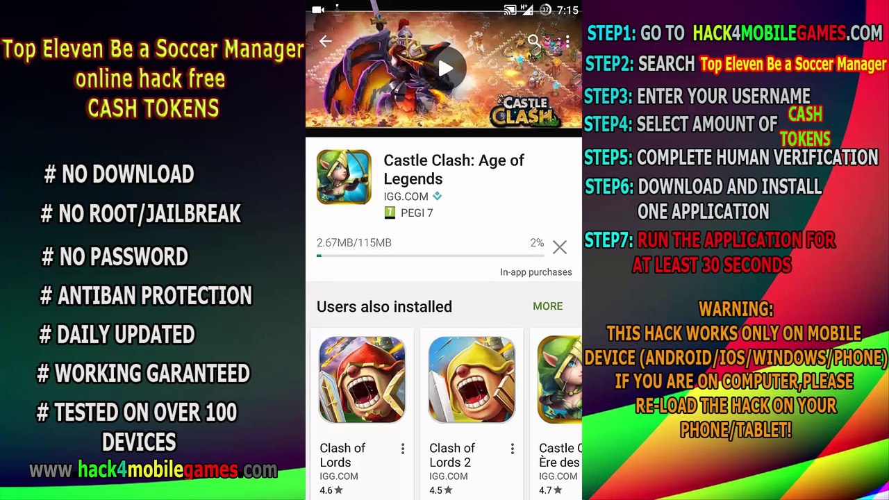 Top Eleven Be a Soccer Manager hack server