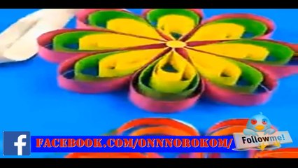 How to make crafts bright DIY paper flowers easily
