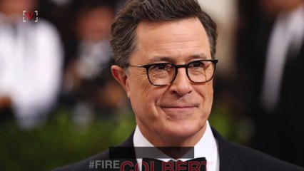 Stephen Colbert in Hot Water for Crude Joke About President Trump