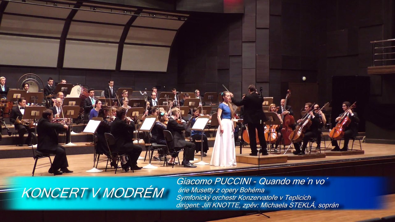 2017.04.05 Koncert v modrém - 02 Giacomo Puccini: Árie Musetty "Quando me´n vo" z opery La bohéme