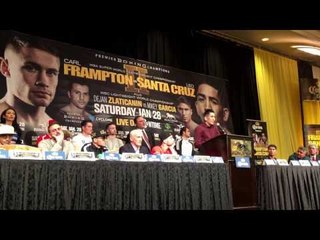 Leo Santa Cruz on Carl Frampton - esnews boxing