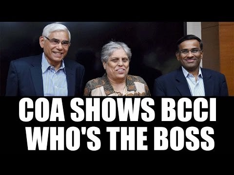BCCI vs ICC : COA warns Indian board if goes against interest of Indian cricket | Onindia News