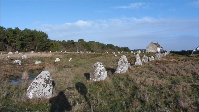 ALIGNEMENTS DE CARNAC (menhirs, dolmens). Janvier 2014