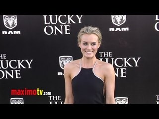 Taylor Schilling at "The Lucky One" Premiere Arrivals