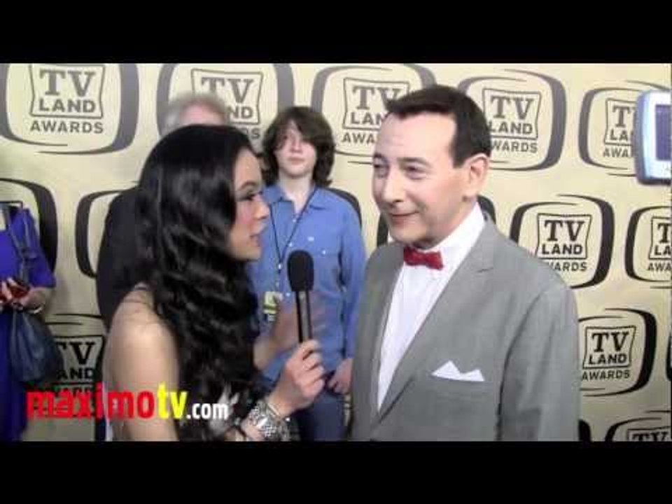 Pee-wee Herman Interview at "TV Land Awards" 10th Anniversary Arrivals