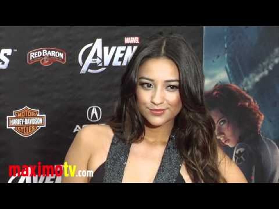Shay Mitchell PRETTY LITTLE LIARS at "The Avengers" Premiere Arrivals