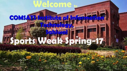 COMSATS Sahiwal Student Week Spring 2017