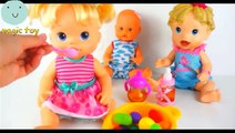Barbie baby Potty Time& Barbie baby dolls eat gummy
