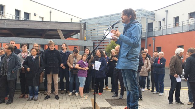 Place des Droits de l'Homme, une manif anti-FN