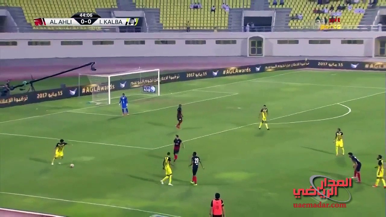 Al Ahli vs Ittihad Kalba 1-1 Arabian Gulf League 2016-2017