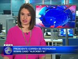 Presidente Rafael Correa se pronunció acerca del caso Alecksey M.