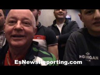 Fans come all the way from Ireland to Vegas to see Frampton - EsNews Boxing