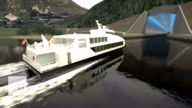 World’s first mile-long ship tunnel will blow a giant hole through a Norwegian peninsula