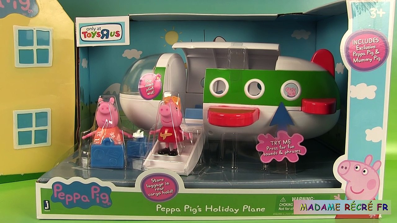 Peppa Pig Jouets L'Avion des vacances de Peppa Airplane - video Dailymotion