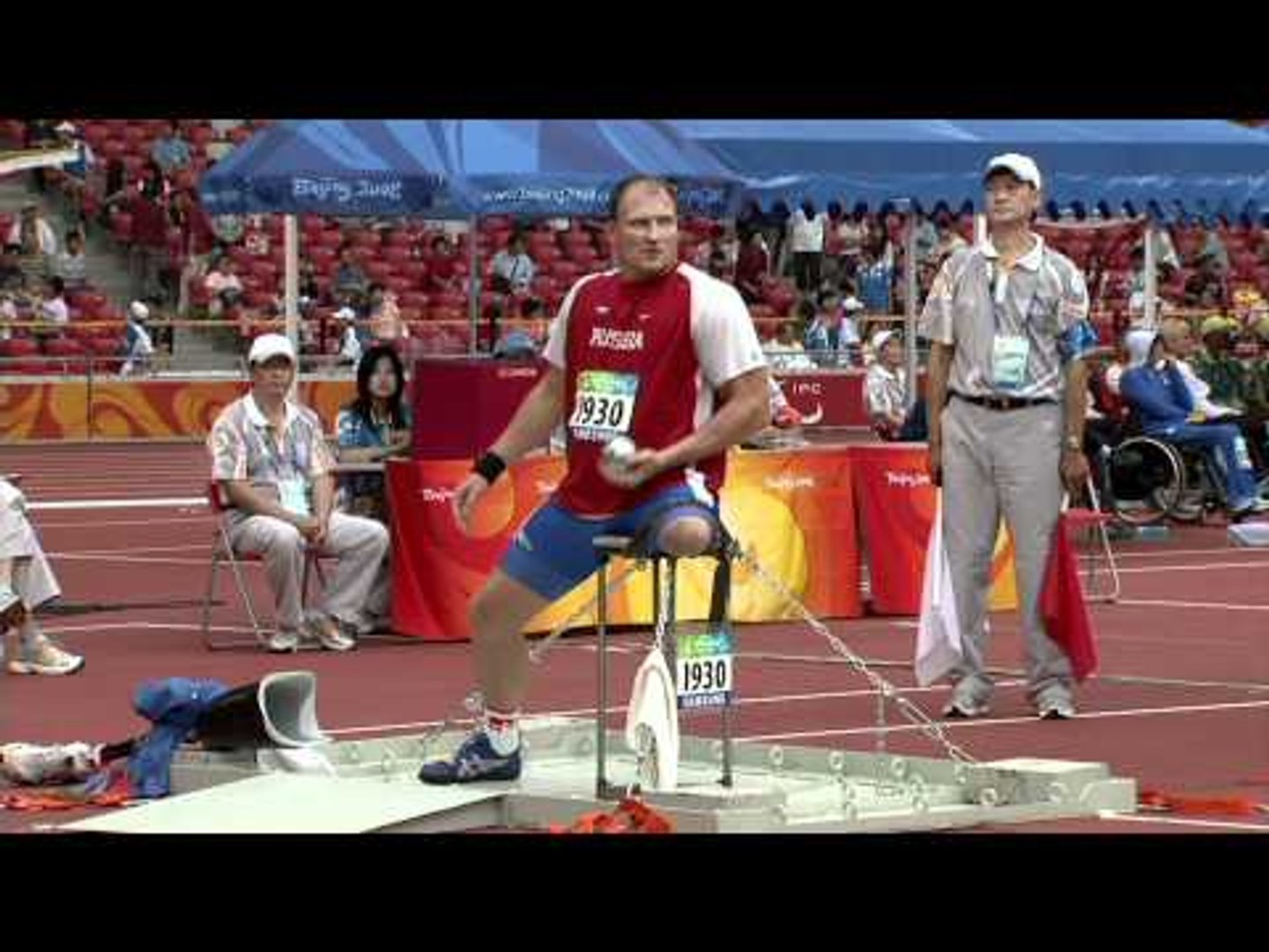 Paralympic shot put world record