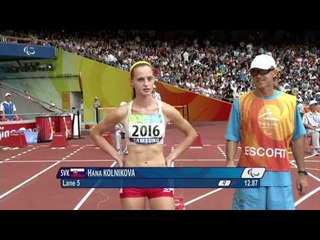 Women's 100m T12 - Beijing 2008 Paralympic Games