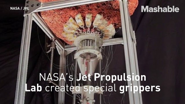 NASA designed grippers that can lift celestial rocks in microgravity