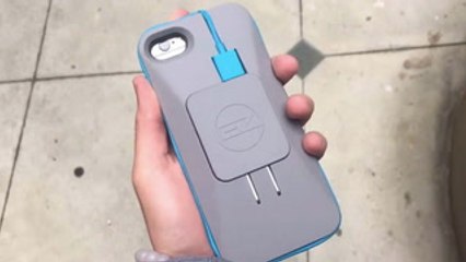 Someone invented an iPhone case that doubles as a phone charger