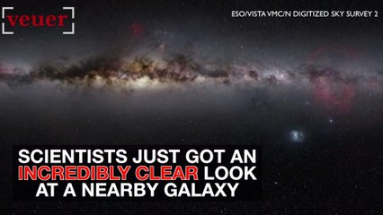 Scientists Get a Startling View of a Distant Galaxy