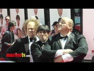 Sean Hayes, Chris Diamantopoulos and Will Sasso at "The Three Stooges" Premiere