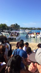 départ pour l'ile de Saona