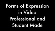 Forms of Expression in Video Professional and Student Made