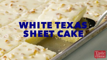 White Texas Sheet Cake